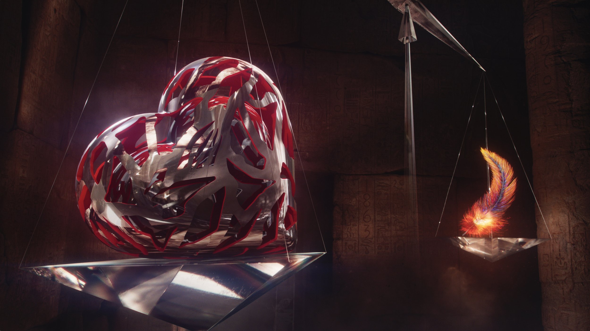 Will Your Heart Pass the Test? — still from the audio-visual artwork