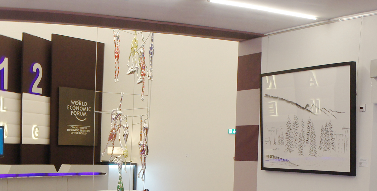 Davos Snow on exhibition in the Congress Center, Davos