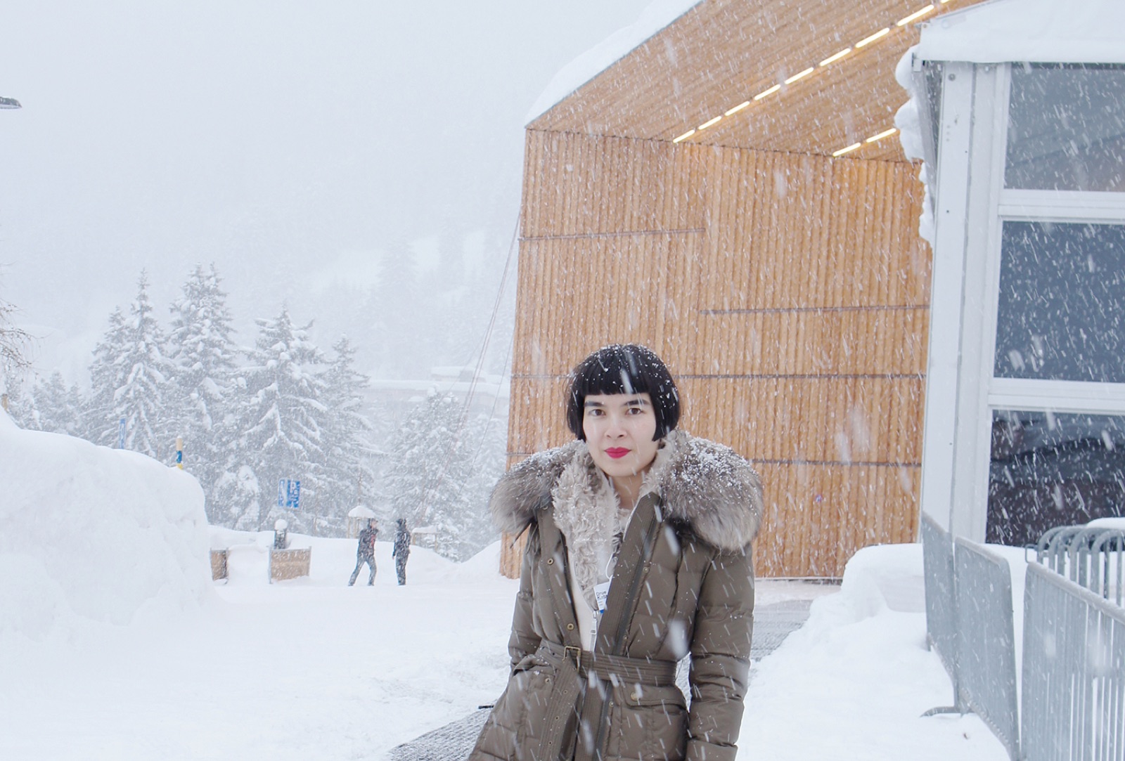 Drue at the World Economic Forum in Davos