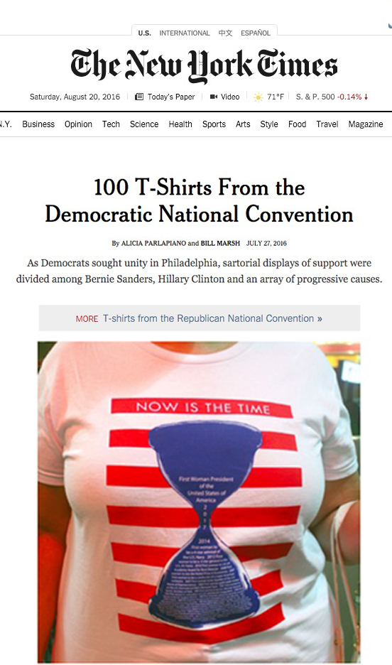 New York Times on Now Is The Time