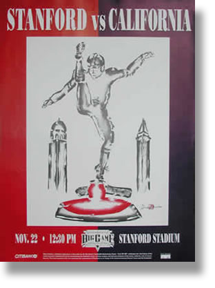 100th Stanford Cal Big Game Print