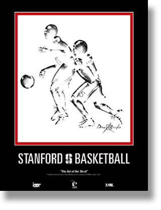Portrait of Arthur Lee, Stanford Basketball  Run to the Final Four, 1998