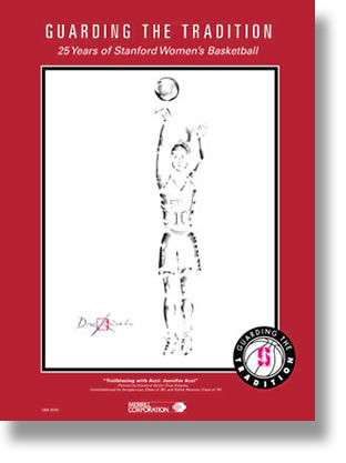 Portrait of Jennifer Azzi  Stanford Women's Basketball