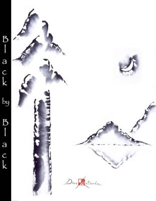Au Bon Climat Cabernet Black by Black  Wine Label