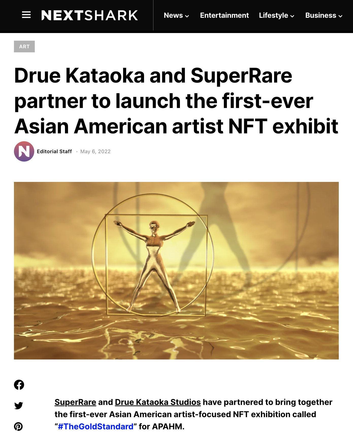 Drue Kataoka and SuperRare partner to launch the first-ever Asian American artist NFT exhibit
