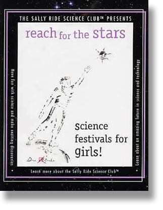 Print for the Sally Ride Science ClubsTM  "Reach for the Stars"