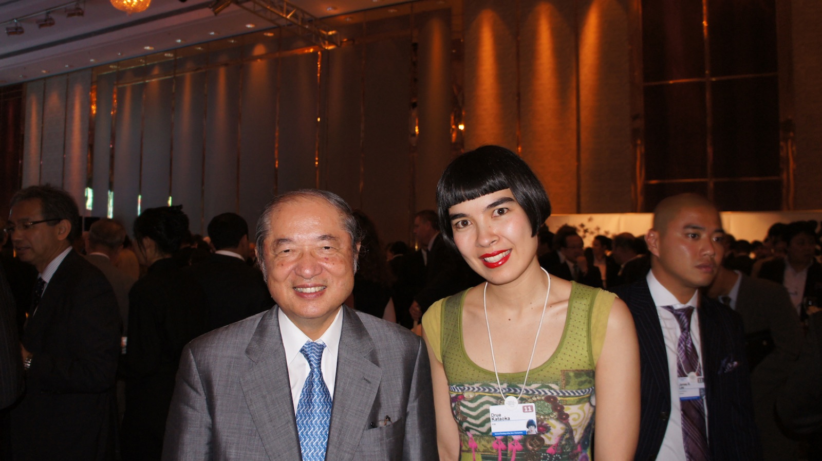 At Japan night with Mitsubishi Chairman of the Board Yorihiko Kojima